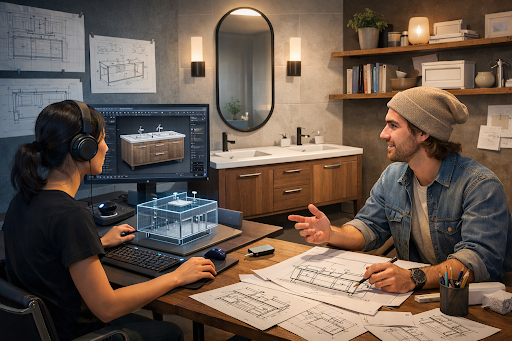 Bathroom Vanity CAD Drawings vs. Hand Sketches: What Designers Prefer in 2026 Bathroom Vanity CAD